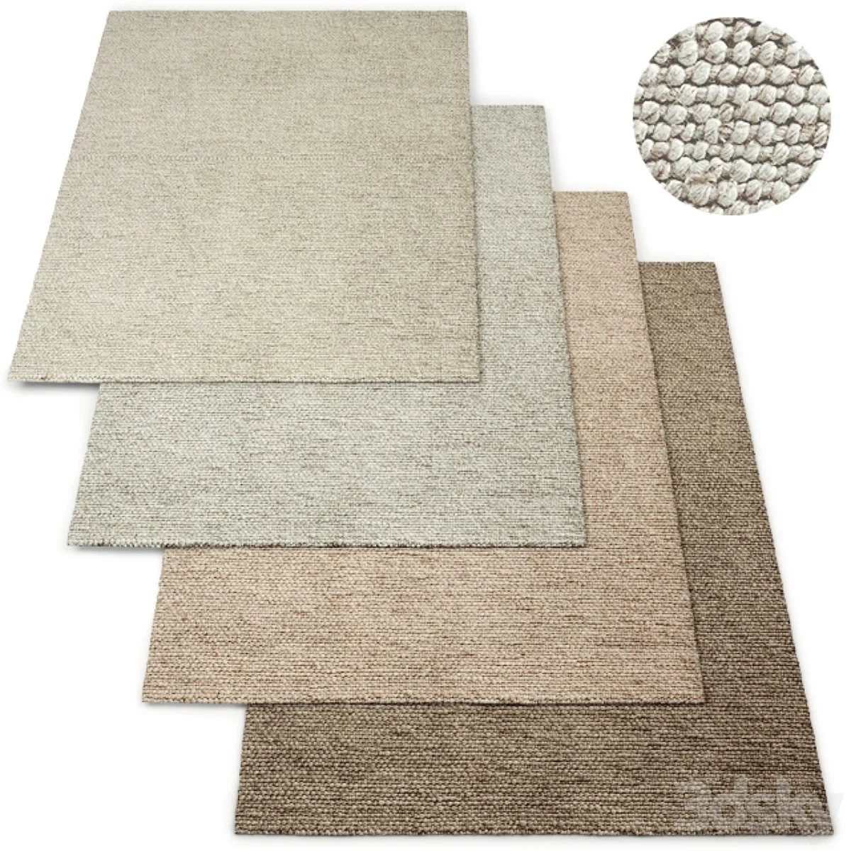 Delfina Handwoven Wool Rug RH Collection